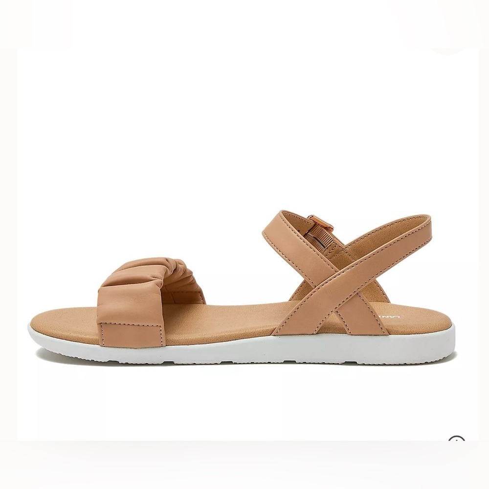 Lands' End Tan Women's Sandals - Picture 3 of 4